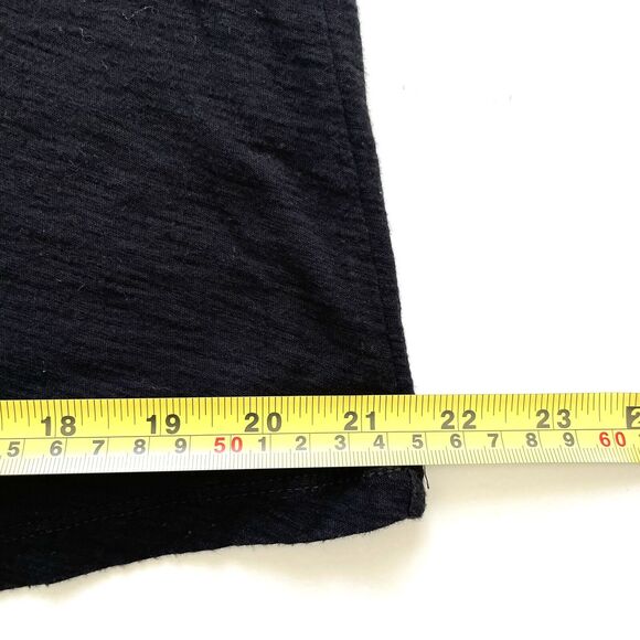 James Perse Women’s Double Layered Shift Dress Black Sleeveless Soft - Picture 11 of 12